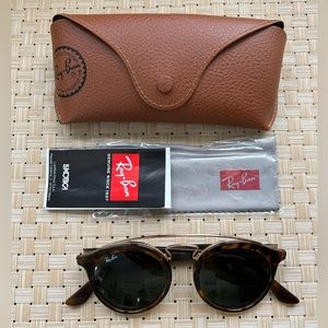 Ray-Ban 4256 Gatsby tortoise/gold round sunglasses